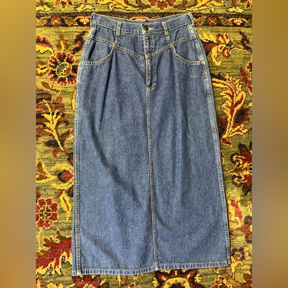 Cherokee brand Women's Blue Denim Skirt